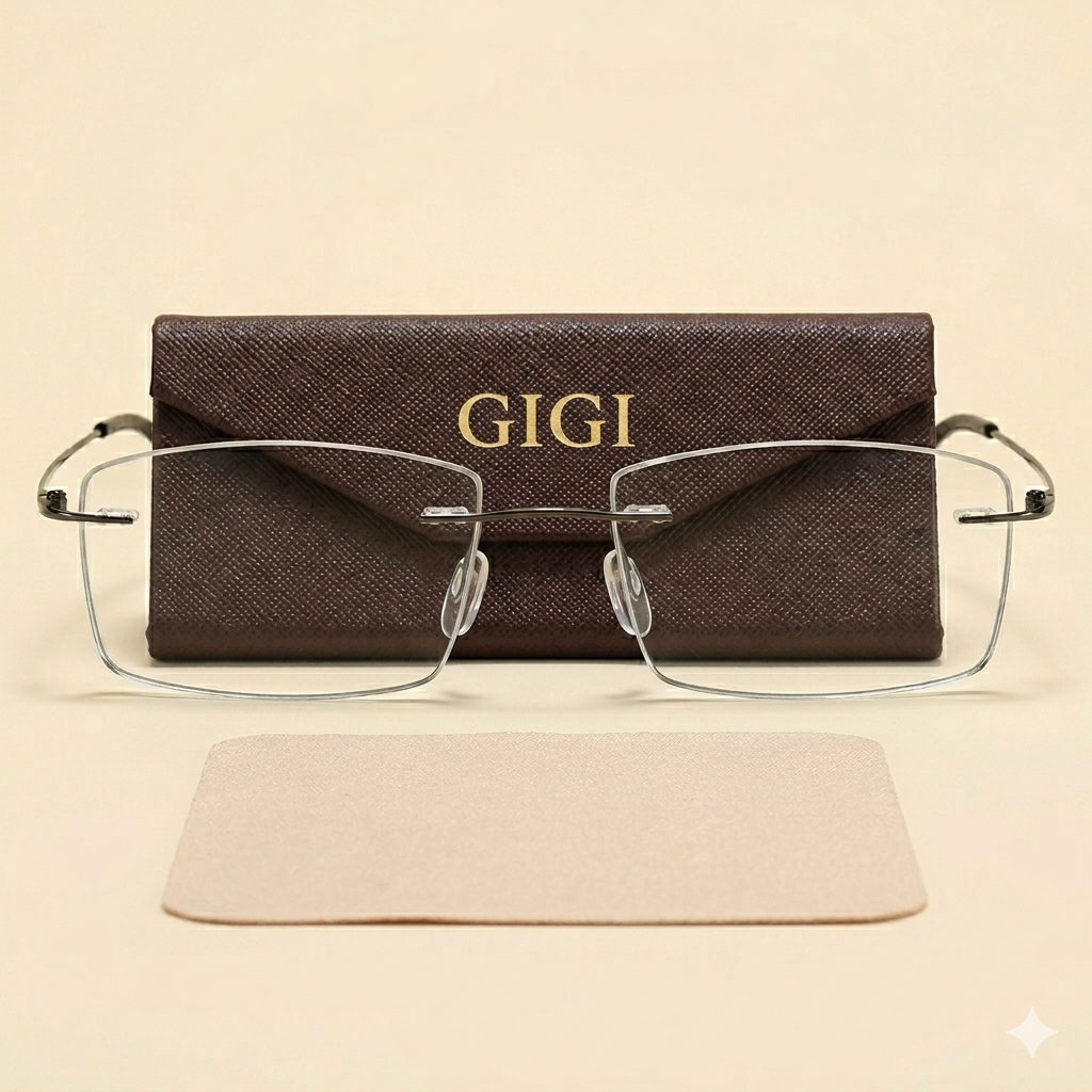 GIGI Zenith F6593| Armazón de Titanio Ultra-Ligero Gun Metal Estilo Unisex