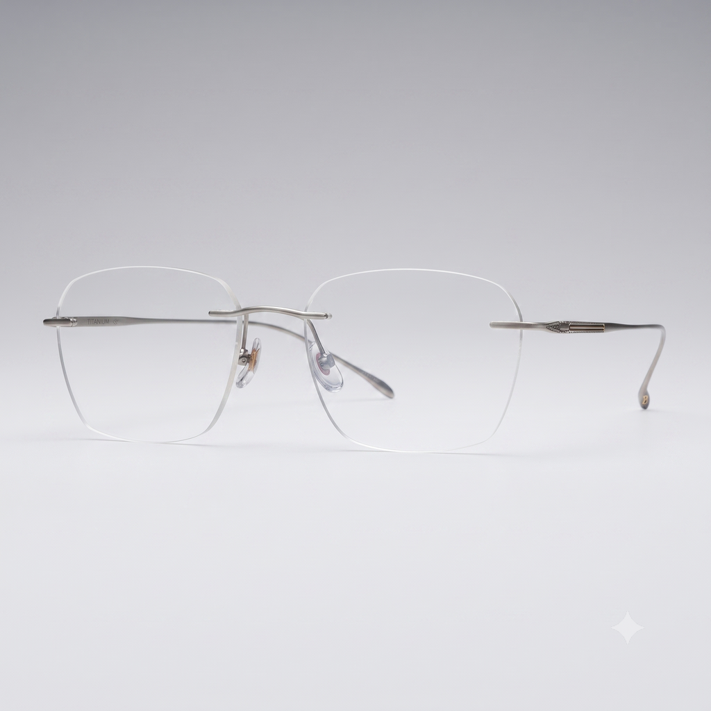 GiGi Zenith F7445 Mediano Rimless Titanium Eyewear